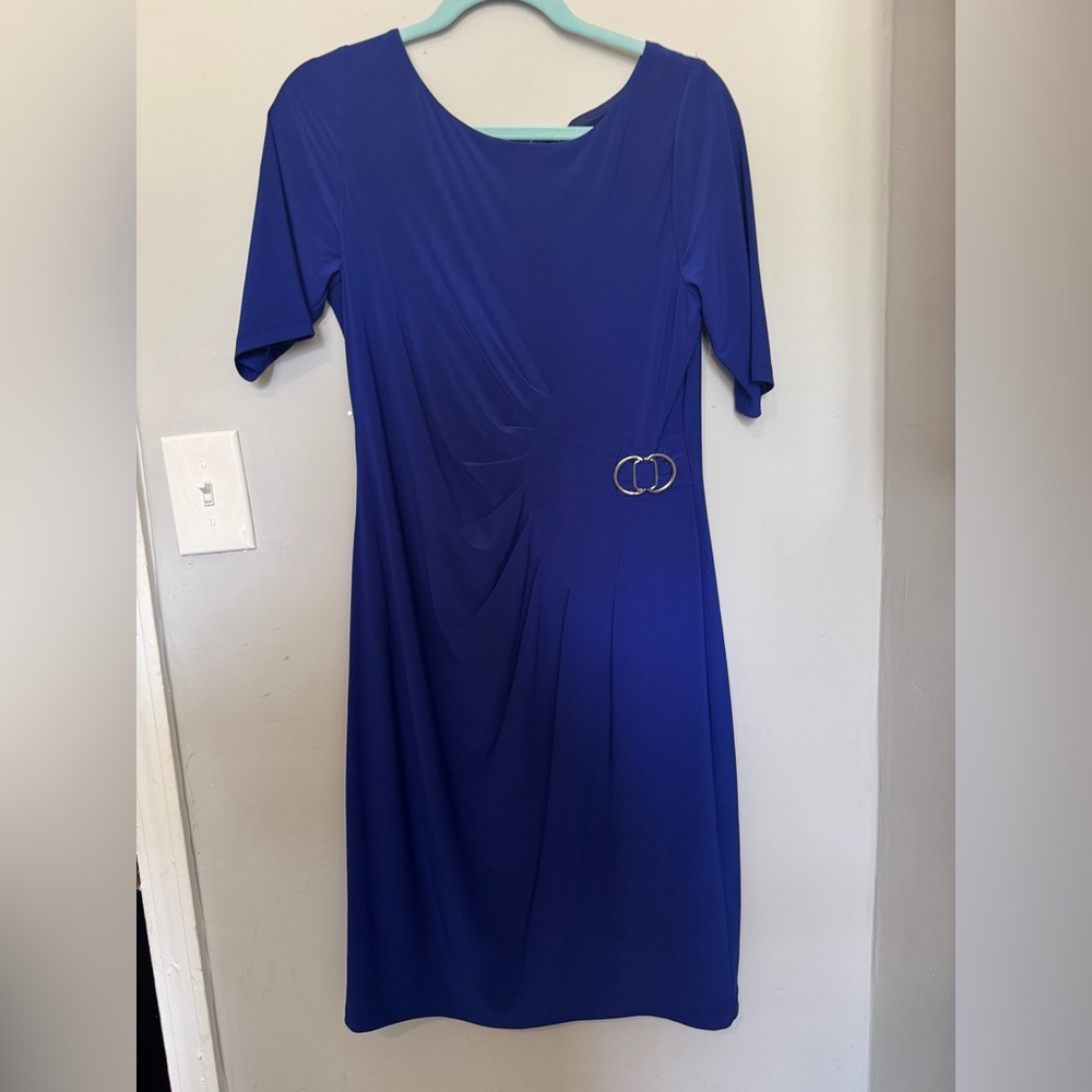 Laura Jeffries Elbow Sleeve Sheath Dress - Picture 3 of 7